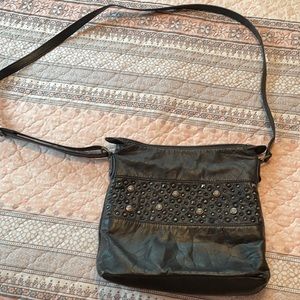 Harley Davidson leather cross body bag